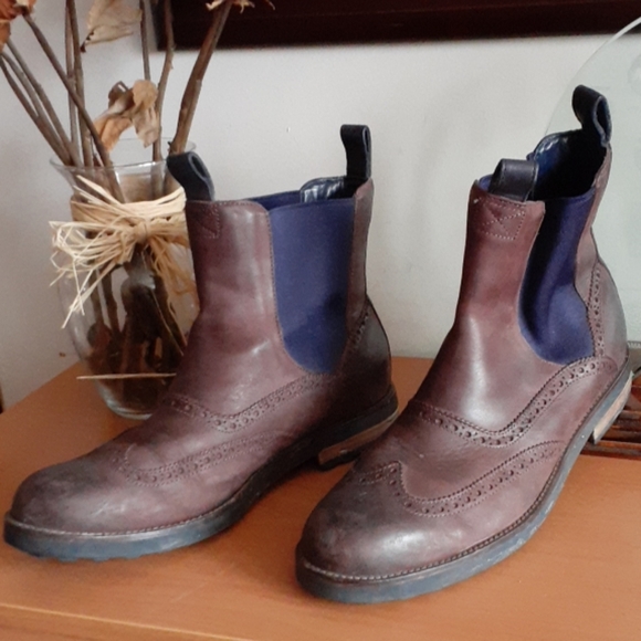 cole haan nike air leather boots